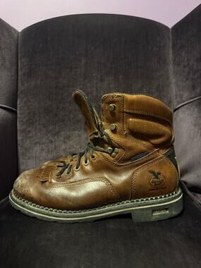 Georgia Boot Comfort Core Logger Soft Toe Boot Brown Mens Size 11